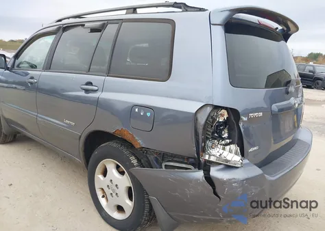 2007 Toyota Highlander Limited V6 from USA, damaged, VIN JTEEP21A770225395